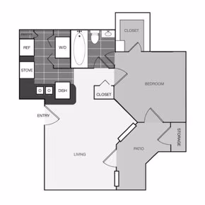 A1 - The Blake 1408 floor plan